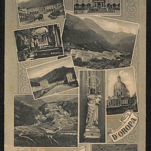 ae1881 - CARTOLINA  D'EPOCA - Biella Provincia - Oropa