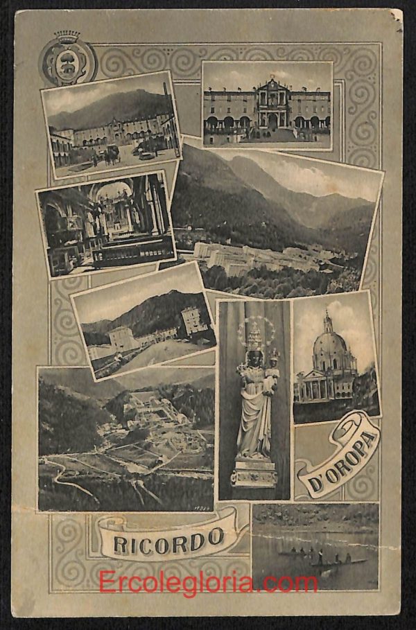 ae1881 - CARTOLINA  D'EPOCA - Biella Provincia - Oropa