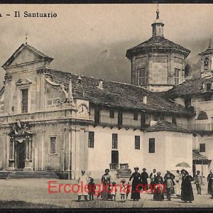 ae1882 - CARTOLINA  D'EPOCA - Biella Provincia - Oropa