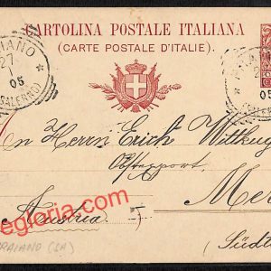 ai4619 - STORIA POSTALE - Salerno Provincia - Praiano