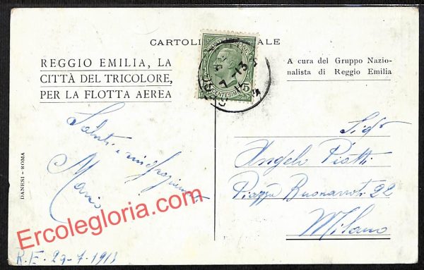 ah9776 - CARTOLINA D'EPOCA - Reggio Emilia Città - immagine 2