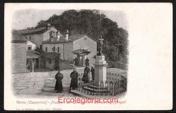 ae0550 - CARTOLINA  D'EPOCA - Arezzo Provincia - Verna