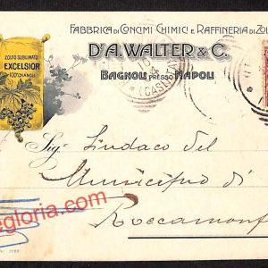 ah3802 - STORIA POSTALE - Napoli  Provincia - Bagnoli