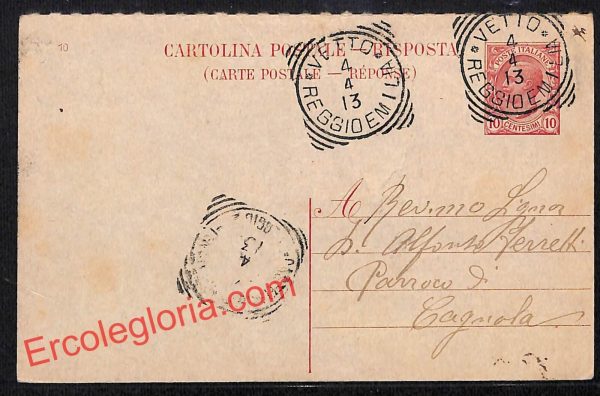 ah9793 - STORIA POSTALE - Reggio Emilia Città