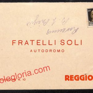 ah9807 - STORIA POSTALE - Reggio Emilia Città - Fratelli Soli