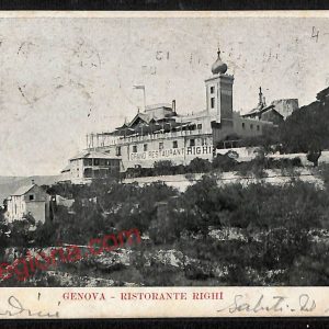 ag0831 - CARTOLINA D'EPOCA - Genova Città - Ristorante Righi