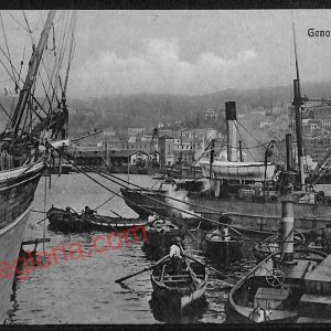 ag0833 - CARTOLINA D'EPOCA - Genova Città - Il Porto  1915