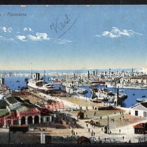 ag0835 - CARTOLINA D'EPOCA - Genova Città - Panorama  1912