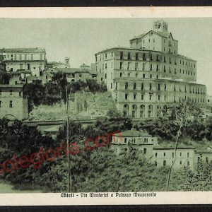 ae4947 - CARTOLINA D'EPOCA - Chieti Città - Palazzo Mezzanotte
