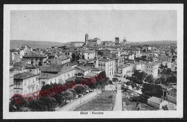 ae4952 - CARTOLINA D'EPOCA - Chieti Città - Panorama