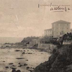 ac7225 - CARTOLINA D'EPOCA - Livorno Città -  Riviera di Antignano  1917