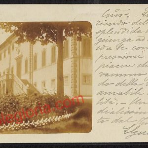 ag6304 - CARTOLINA D'EPOCA - Lucca Città - Villa Orsetti  1901