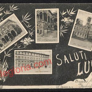 ag6305 - CARTOLINA D'EPOCA - Lucca Città