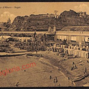ag0907 - CARTOLINA D'EPOCA - Genova Città - Lido d' Albaro  1916