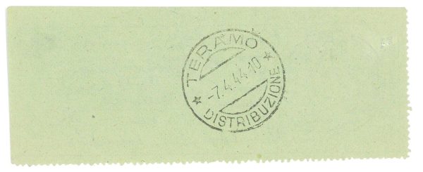 P2512 - ITALIA RSI TERAMO, SERIE COMPLETA 1/16 SU BUSTA 8.3.1944 RACCOMANDATA. - immagine 4