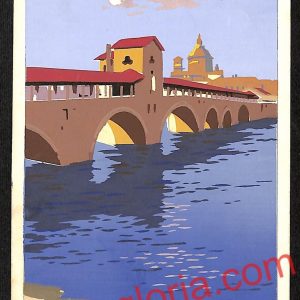 ah5950 - CARTOLINA  D'EPOCA - Pavia Città -''ARS NOVA'' Dipinta a mano