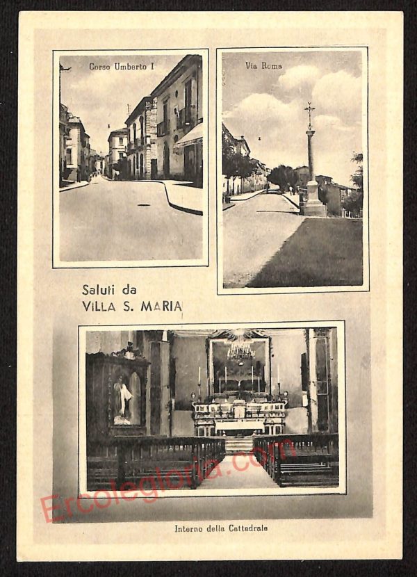 ae5054 - CARTOLINA D'EPOCA - Chieti Provincia - Villa Santa Maria