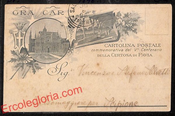 ah5954 - CARTOLINA  D'EPOCA - Pavia Città