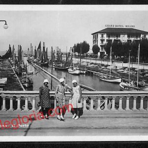 ah9961 - CARTOLINA D'EPOCA - Riccione Città - Il Porto