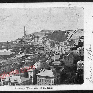 ag0923 - CARTOLINA D'EPOCA - Genova Città - Panorama  1903