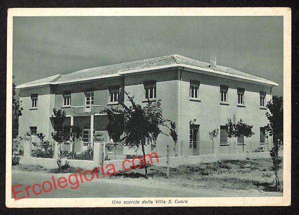 ah9962 - CARTOLINA D'EPOCA - Riccione Città - Villa San Cuore