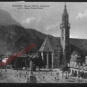 ae3527 - CARTOLINA  D'EPOCA - Bolzano Città - Piazza Vittorio Emanuele