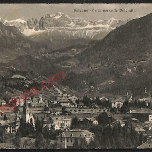 ae3528 - CARTOLINA  D'EPOCA - Bolzano Città - Dolomiti   1924