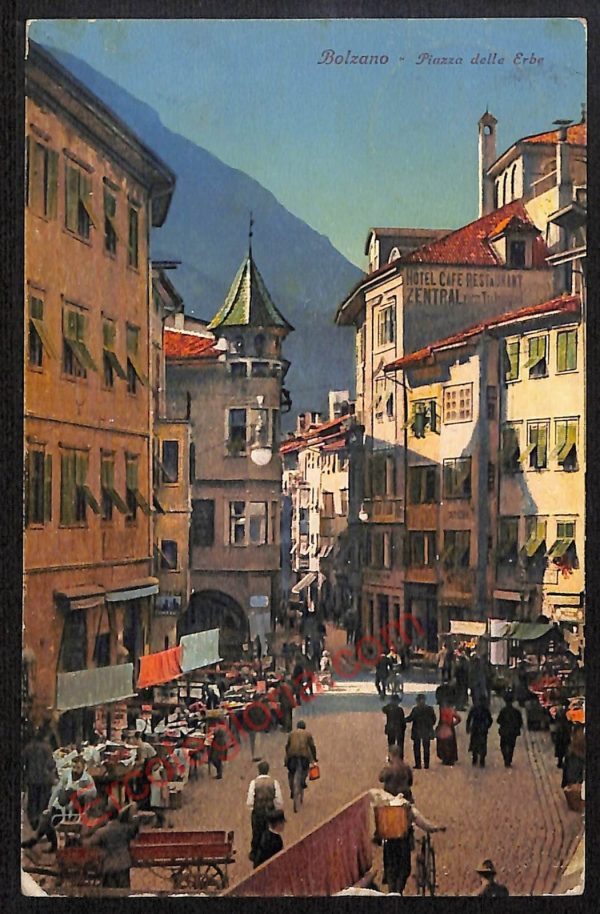 ae3529 - CARTOLINA  D'EPOCA - Bolzano Città - Piazza delle Erbe