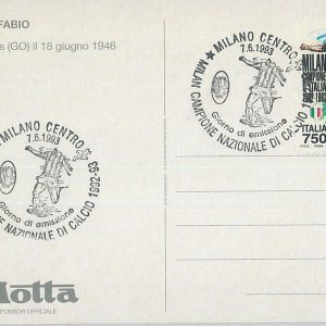 75832 - Storia Postale CARTOLINA  D'EPOCA  - CALCIO   1993 MILAN Campione