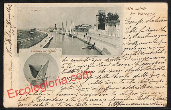 ag7034 - CARTOLINA D'EPOCA - Lucca Provincia - Viareggio