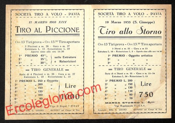 ah5977 - STORIA POSTALE - Pavia Città - Società Tiro a Volo - immagine 2