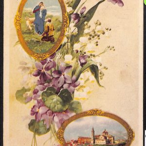 ag0944 - CARTOLINA D'EPOCA - Genova Città - Santuario di N. S. della Guardia