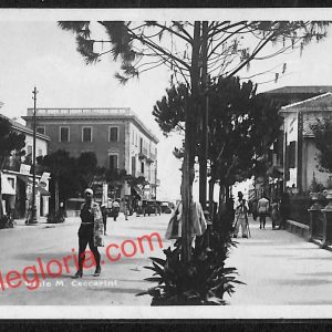 ah9963 - CARTOLINA D'EPOCA - Riccione Città - Viale M. Ceccarini