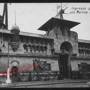ag0947 - CARTOLINA D'EPOCA - Genova Città - Ingresso Marina Militare