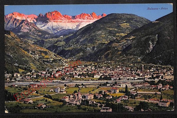 ae3538 - CARTOLINA  D'EPOCA - Bolzano Città - Panorama  1926