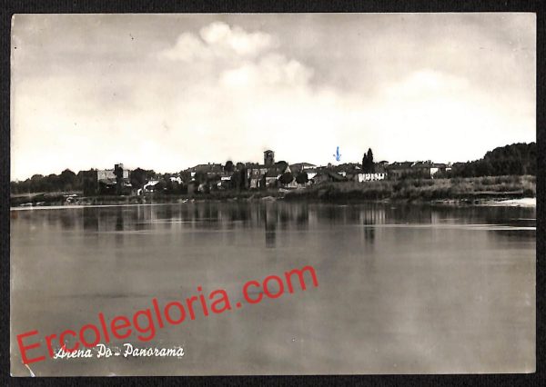 ah5984 - CARTOLINA  D'EPOCA - Pavia Provincia - Arena Po