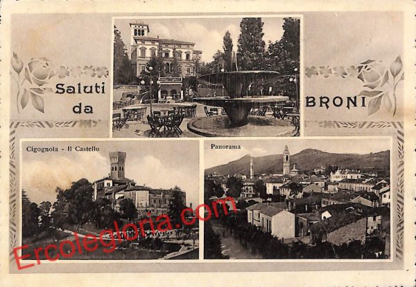 ah5993 - CARTOLINA  D'EPOCA - Pavia Provincia - Broni