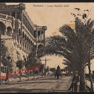 ag0958 - CARTOLINA D'EPOCA - Genova Città - Corso Aurelio Saffi  1923