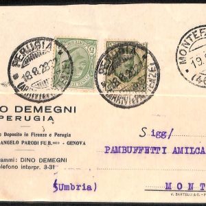aa9844 - CARTOLINA  D'EPOCA - Perugia Città   1928