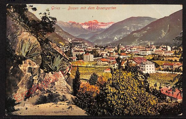 ae3552 - CARTOLINA  D'EPOCA - Bolzano Città - Panorama