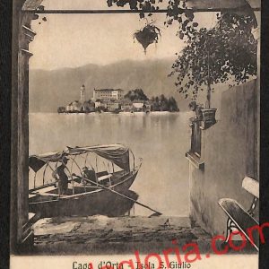 ah4003 - CARTOLINA D'EPOCA - Novara Provincia - Orta San Giulio