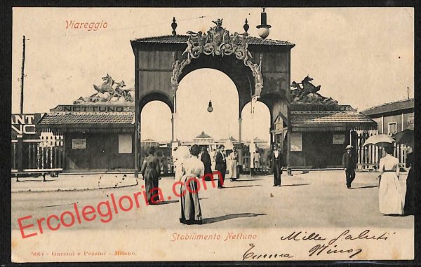 ag7077 - CARTOLINA D'EPOCA - Lucca Provincia - Viareggio