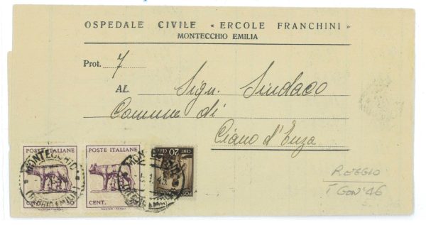 P2507 - ITALIA LUOGOTENENZA , MISTA CON REPUBBLICA 5.1.1946