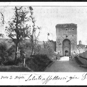 aa9861 - CARTOLINA  D'EPOCA - Perugia Città - Porta S. Angelo