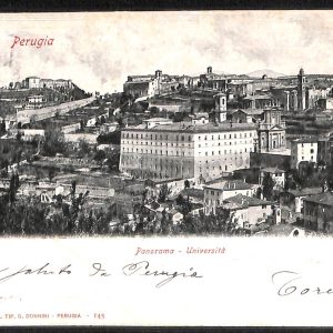 aa9864 - CARTOLINA  D'EPOCA - Perugia Città - Universita  1903