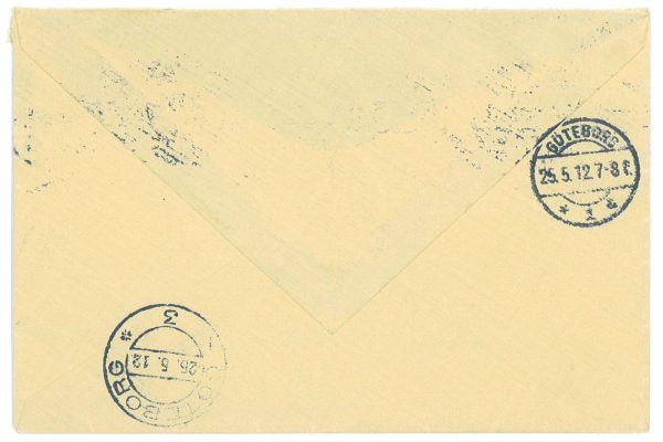 P3443 -OLYMPIC GAMES , STOCKHOLME 1912 ,SWEDEN , . 24.5.1912, VERY CLEAR STRIKE, - immagine 2