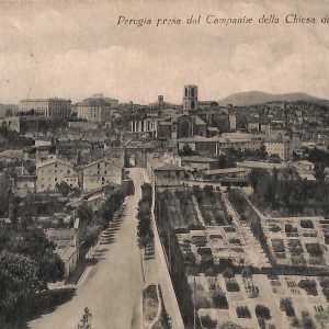 aa9868 - CARTOLINA  D'EPOCA - Perugia Città - Chiesa di S. Pietro  1918