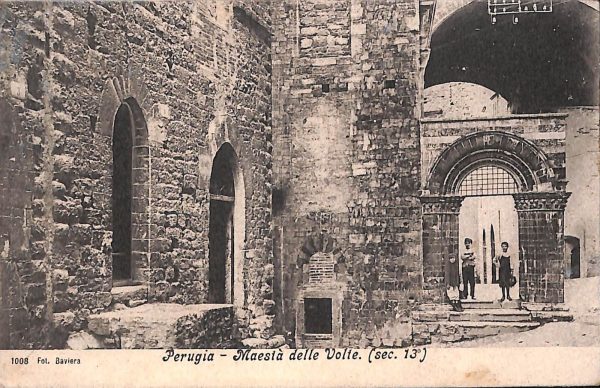 aa9873 - CARTOLINA  D'EPOCA - Perugia Città - Maestà delle  Volte  1909
