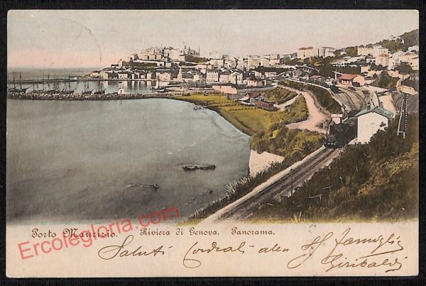 ag4478 - CARTOLINA D'EPOCA - Imperia Città - Porto Maurizio   1902