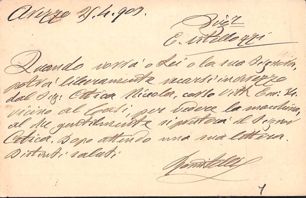 aa9884 - CARTOLINA  D'EPOCA - Perugia Città - 1903 - immagine 2